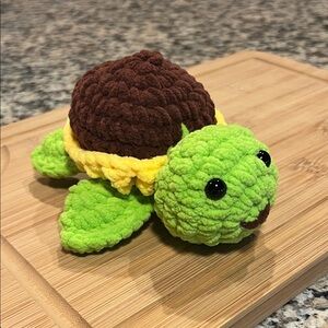 Plush Crochet Turtle Toy